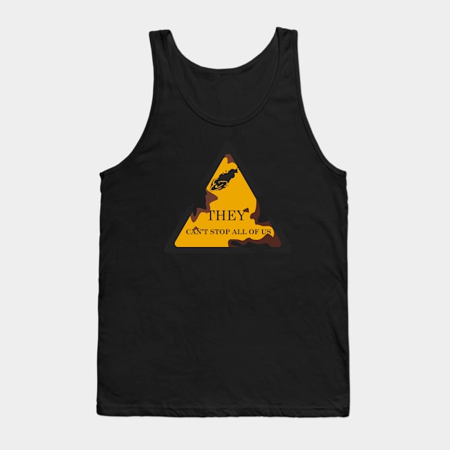 alien sign (zone 51) Tank Top by boidan